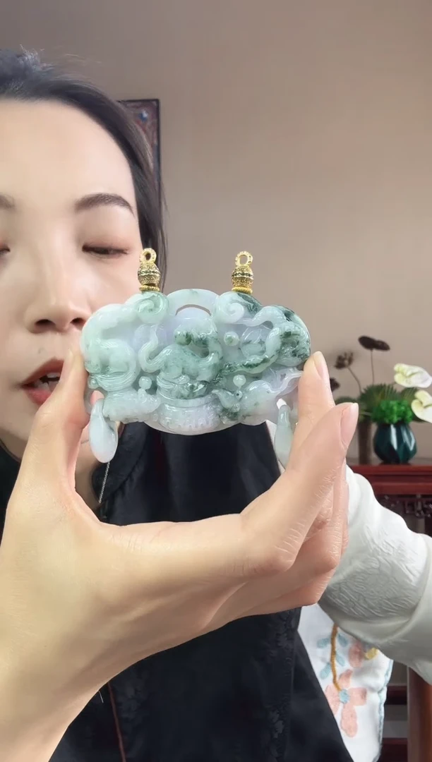 【闪购商品】翡翠颈饰未镶嵌国风原创