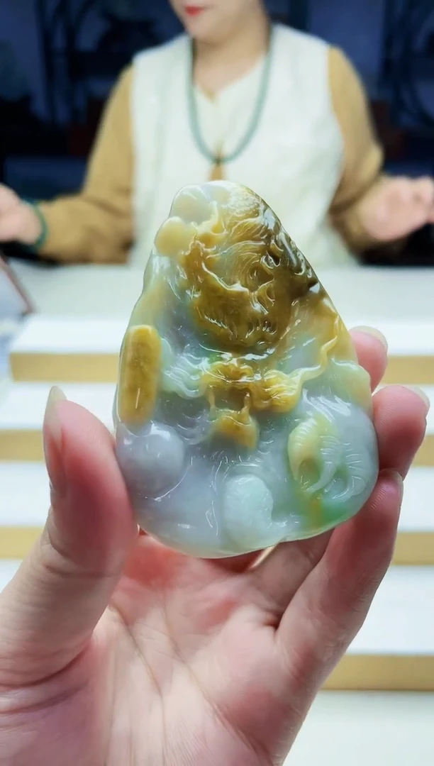 未镶嵌定制翡翠毛货08290165