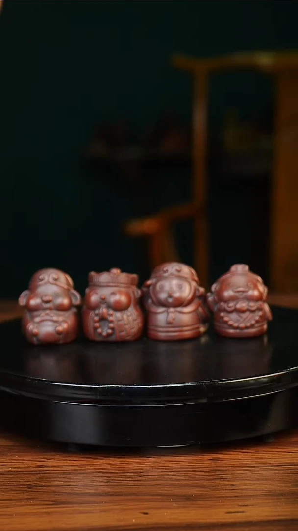 西行四人组  宜兴紫砂