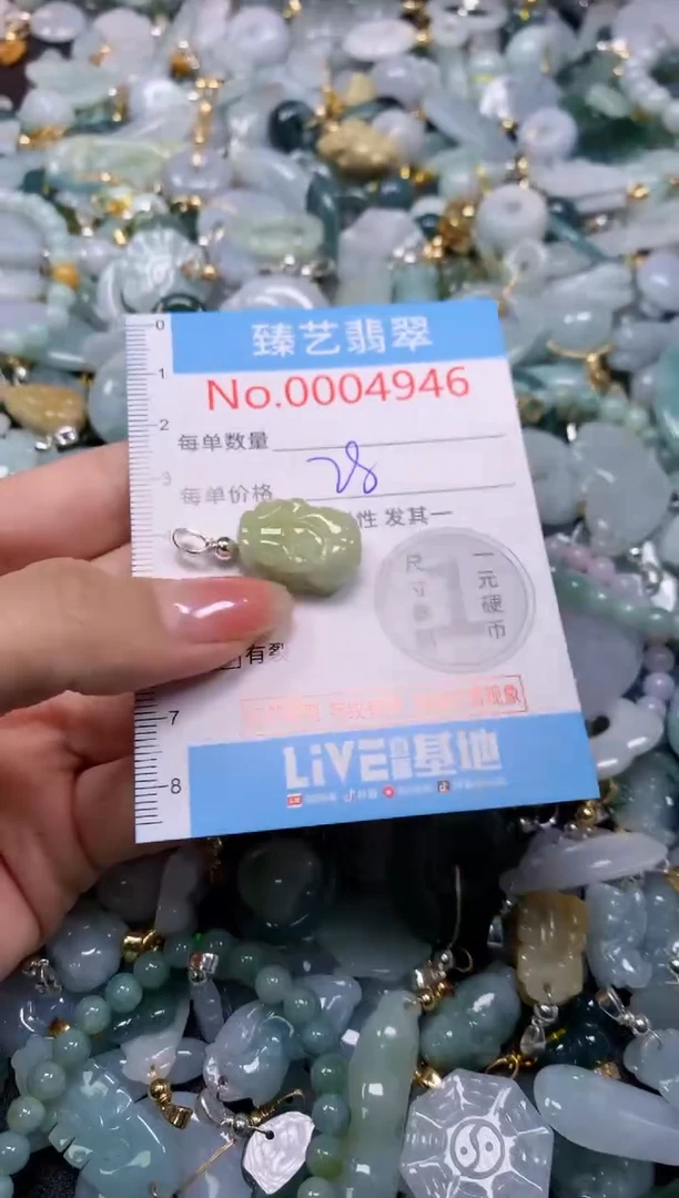 颈饰未镶嵌翡翠4946