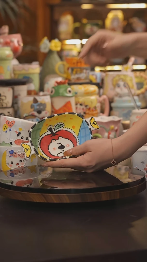 景德镇釉下彩绘设计师款式陶瓷