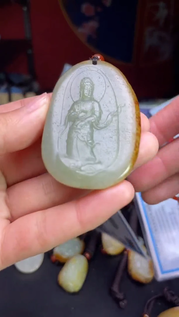 颈饰未镶嵌和田玉123