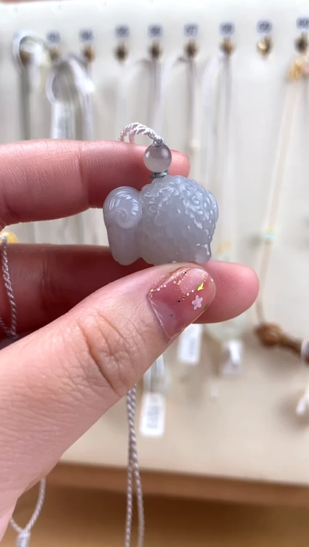 【闪购商品】和田玉颈饰未镶嵌小羊吊坠