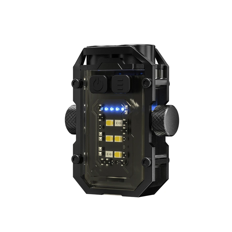 小野人EDC钥匙扣手电筒多功能便携可磁吸充电工作维修灯