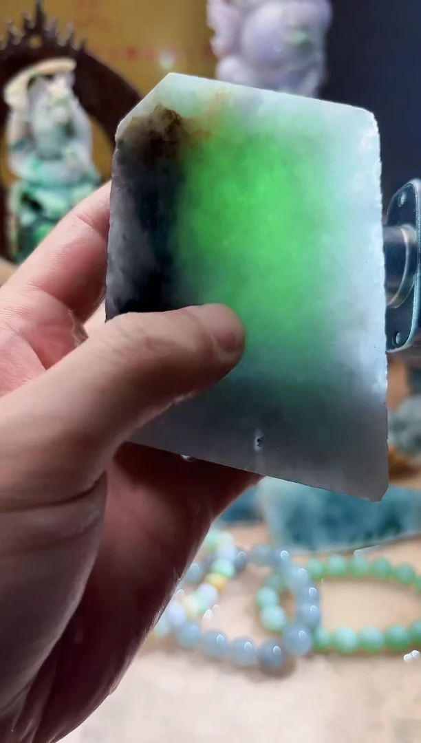 未镶嵌挂件翡翠A货张麦7101