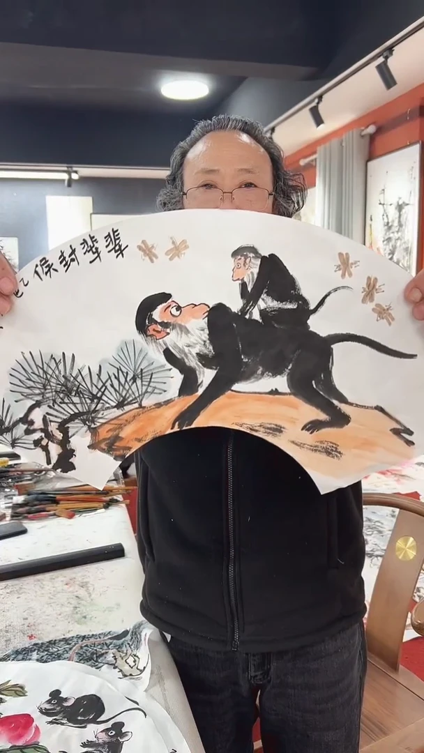 国画李火庆/国画/花鸟