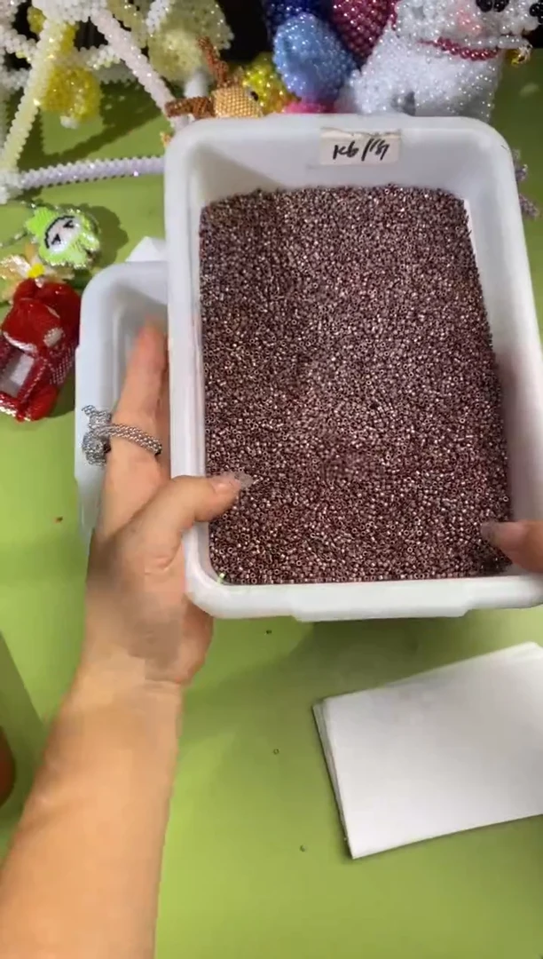 玻璃1140卡2.5古董珠一盆