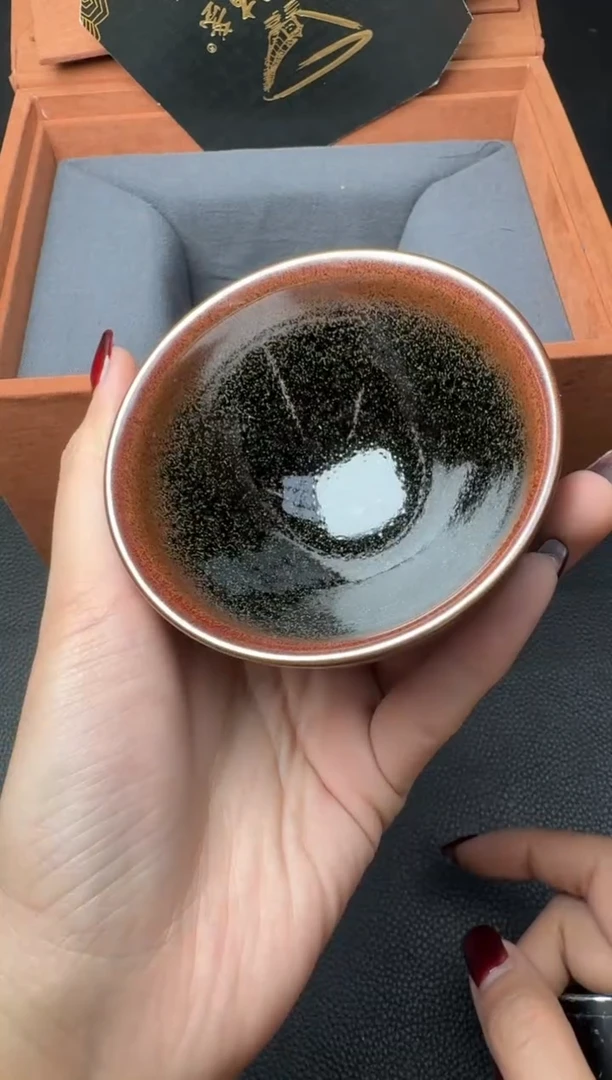 【闪购商品】茶盏建盏故事许家有龙窑柴烧停烧款59