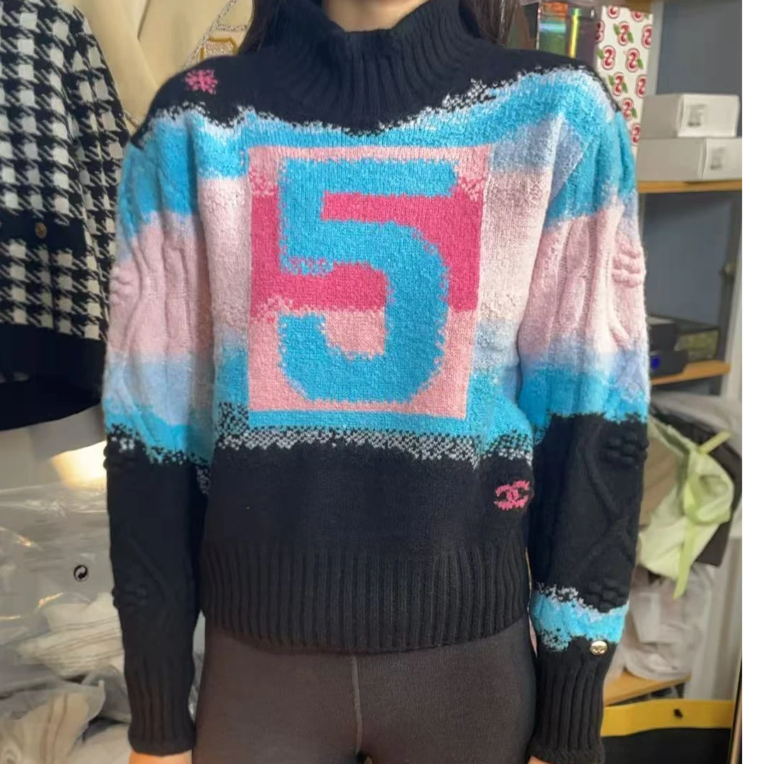 99新 WE11 DONE chanel针织毛衣