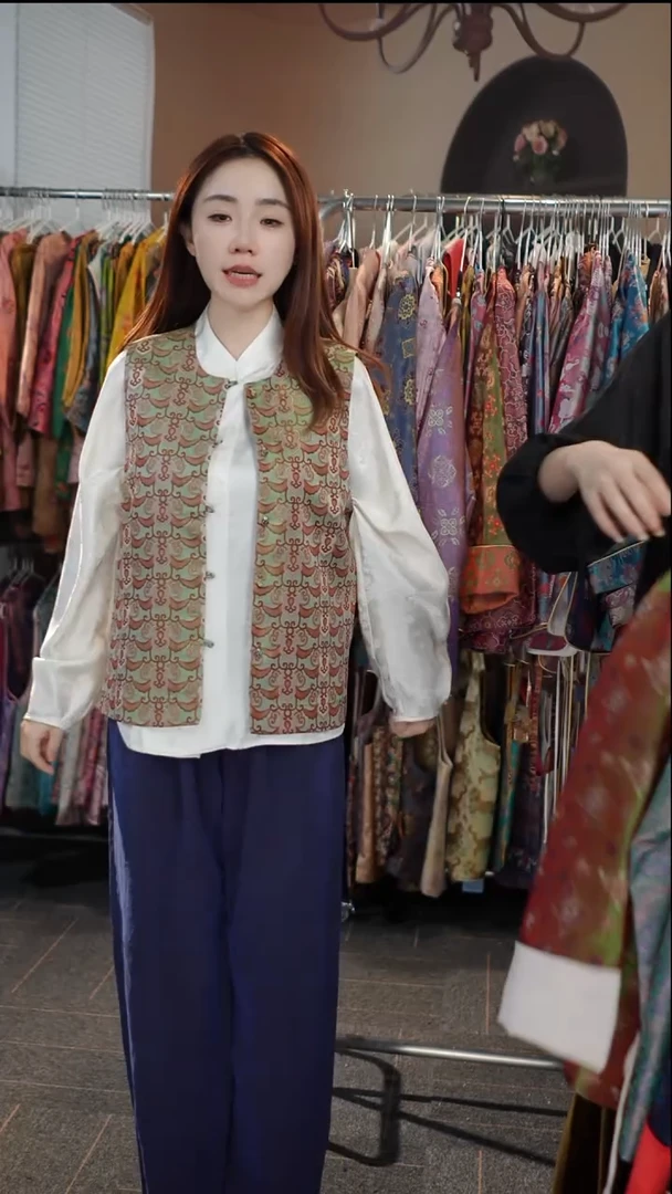 绿绿双面穿马甲