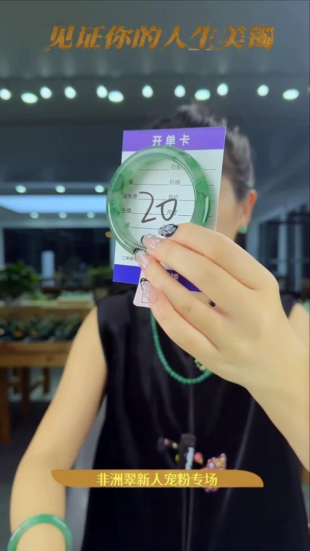 未镶嵌手镯石英质玉（非洲翠）20号链接-55圈口