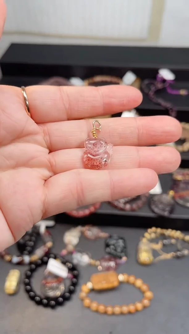 未镶嵌颈饰水晶【百晶灵儿】定制款