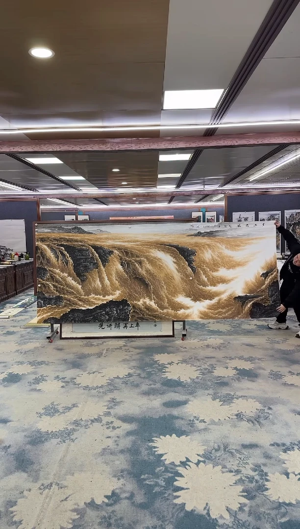 国画W-张伦玉-大丈二-山水国画