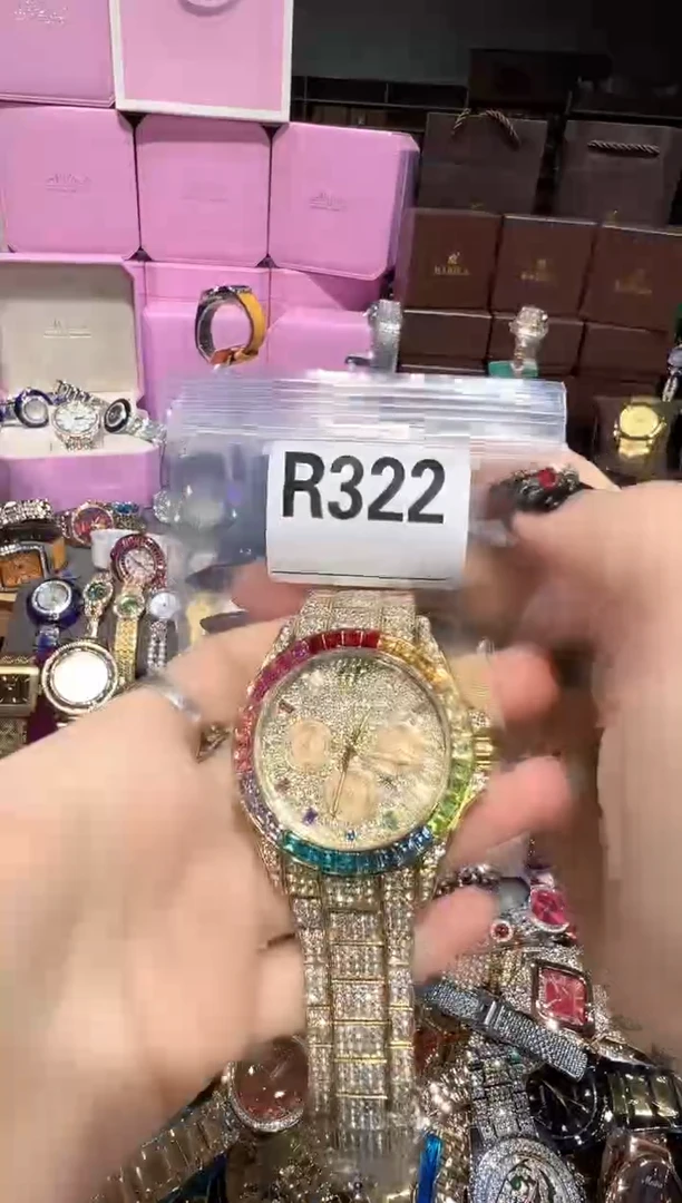 石英机芯不锈钢不锈钢直播定闪专用