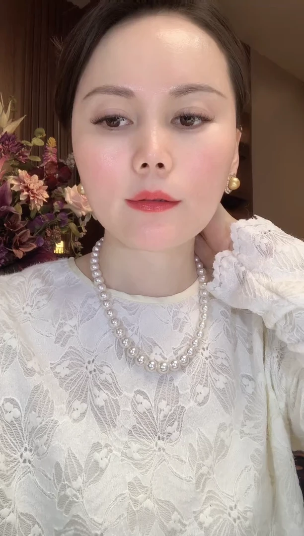 未镶嵌套链海水珍珠C25