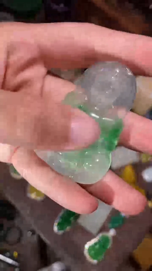 翡翠未镶嵌颈饰永玉阁精品专属摆件