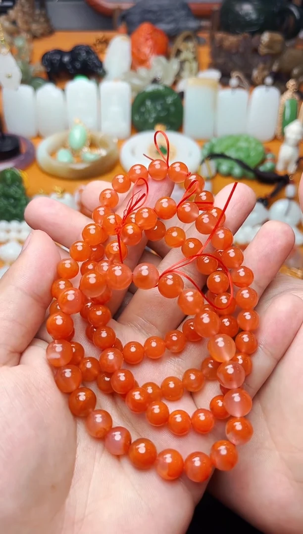 【闪购商品】南红玛瑙手串未镶嵌手串多样性拍一发一01