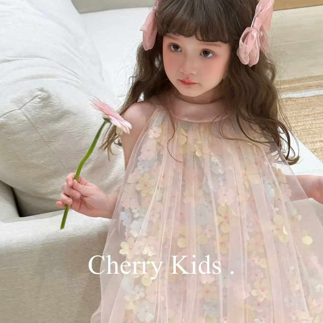 【清版NO退换】Cherry樱桃·26夏~花仙子超仙的花苞裙公主裙7256