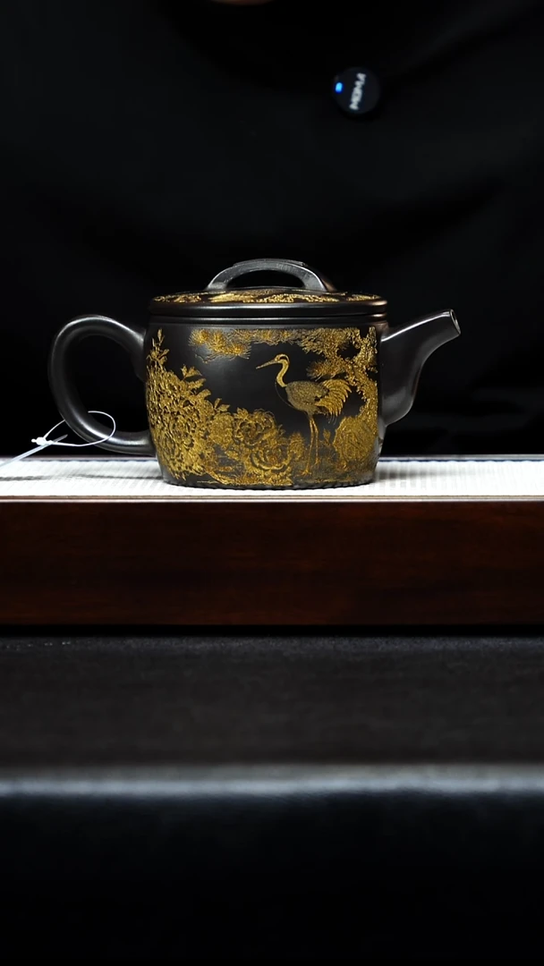 茶壶紫砂宜兴紫砂 汉瓦 石黄 高艳 h041