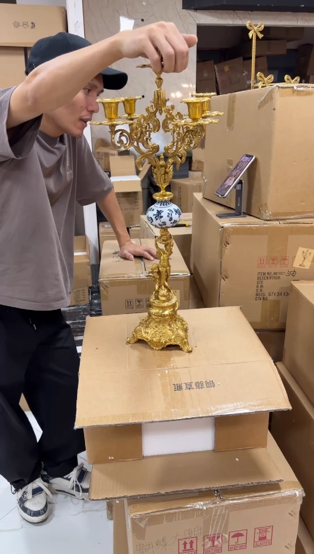 黄铜黛姿家居装饰品摆件