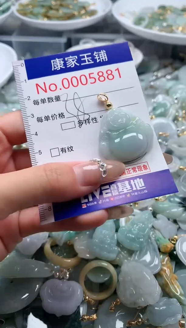 翡翠未镶嵌吊坠(不含链)5881