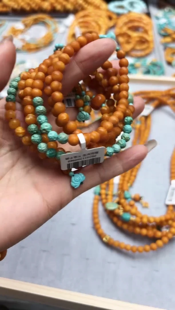 【闪购商品】琥珀手串未镶嵌手串多样发其一