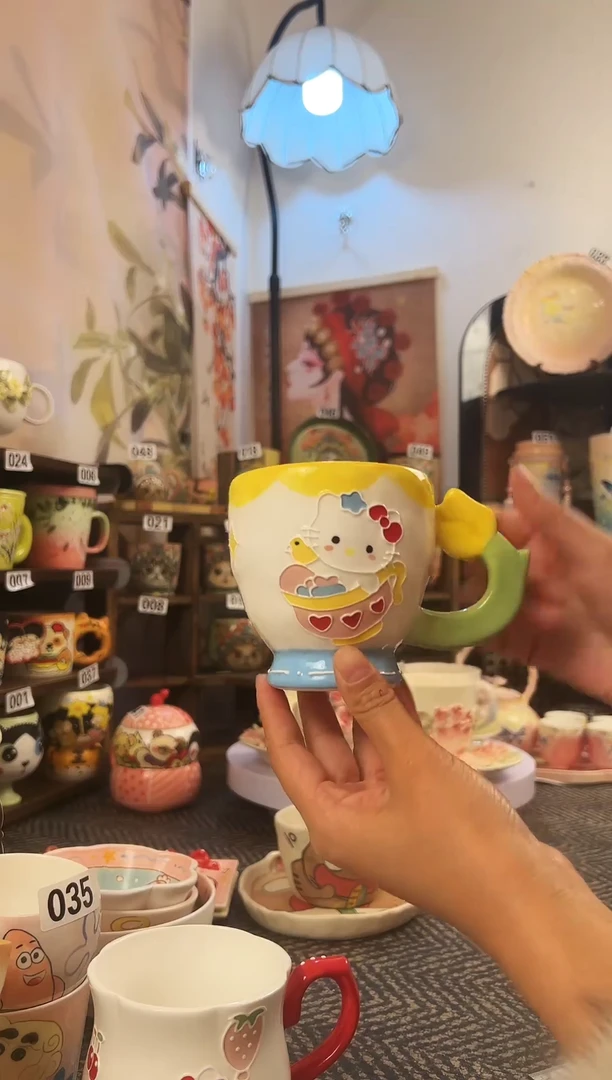 景德镇设计款手工手绘杯杯