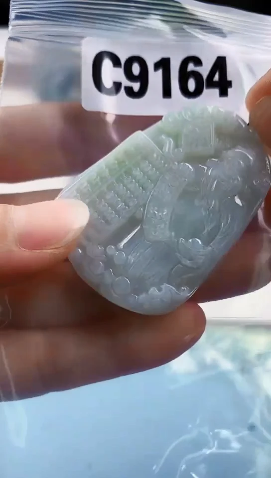 翡翠未镶嵌颈饰天然翡翠吊坠挂件