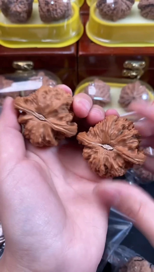 把件文玩核桃白狮子45尺s094