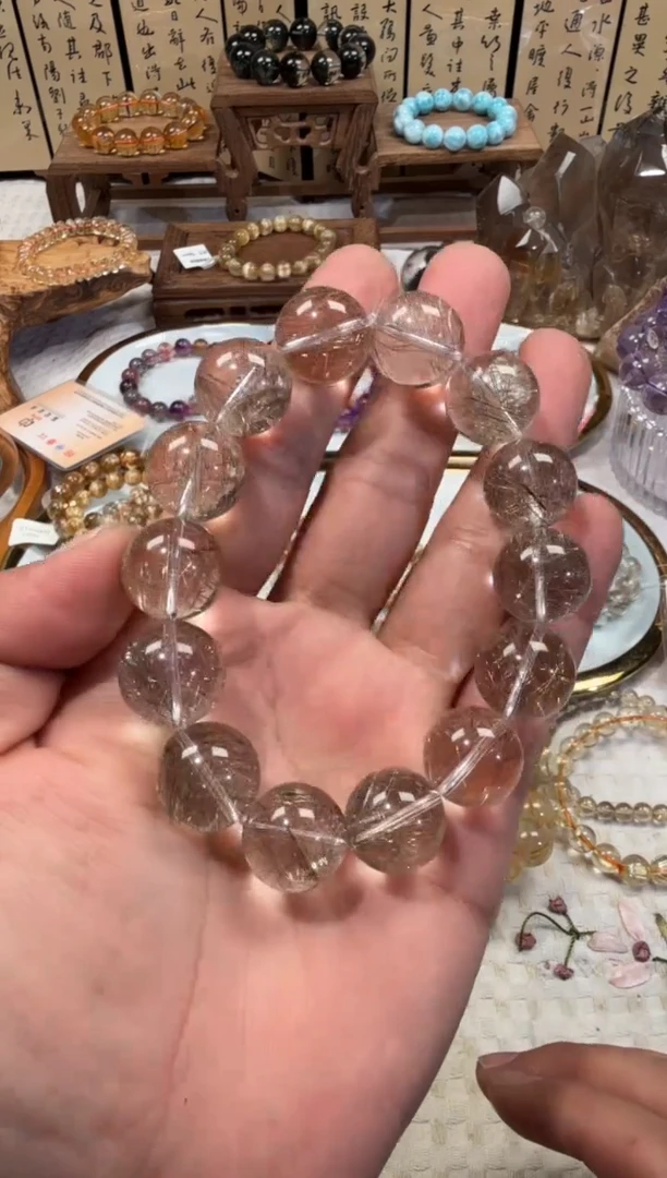 未镶嵌手串水晶SJ-626银发晶16m+