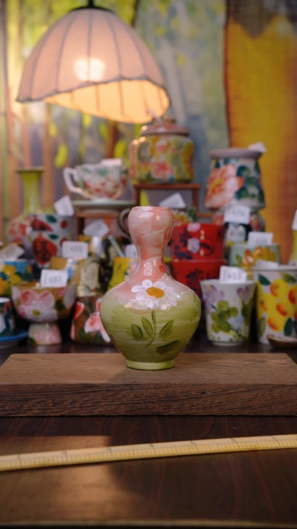 摆件泥垚手作 景德镇手工手绘器物