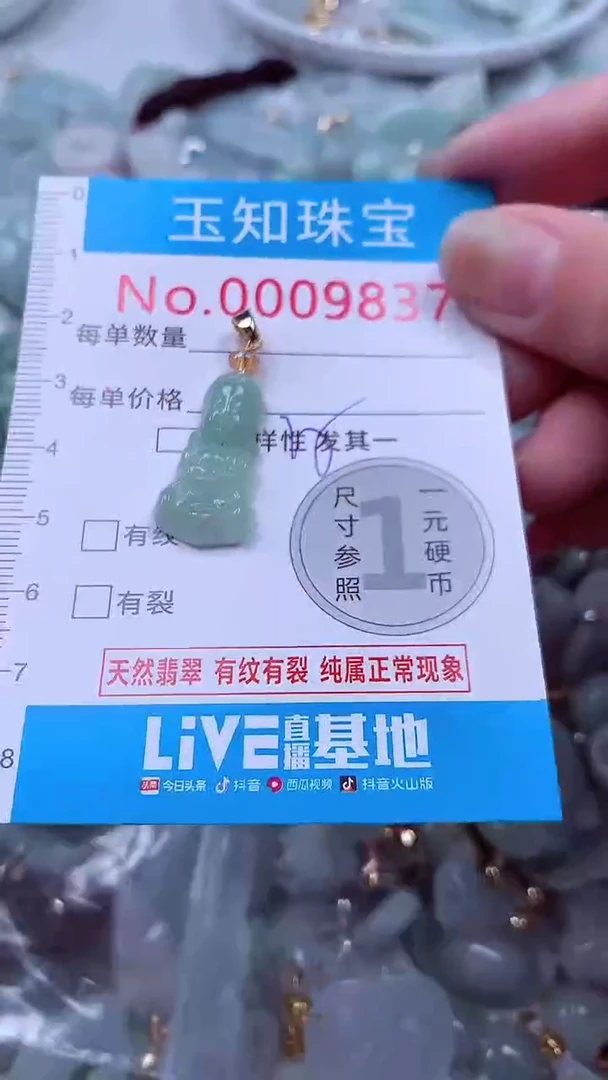 吊坠(不含链)未镶嵌翡翠9837