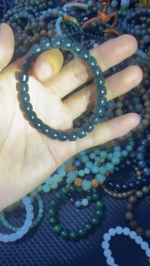 手链未镶嵌和田玉和田玉多样性，一对一发货00074