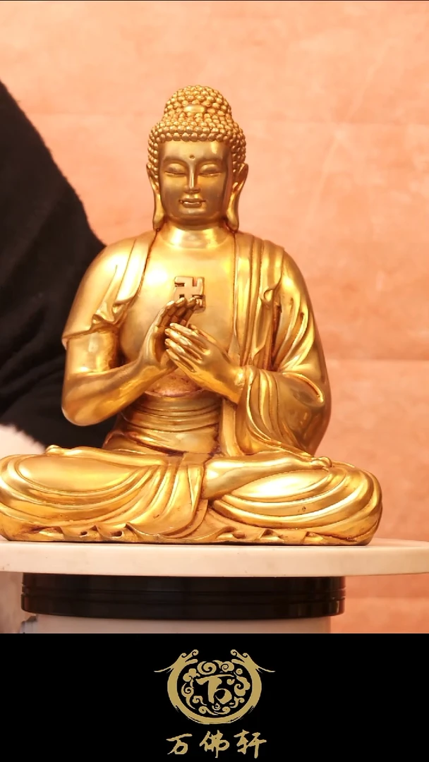 铜器摆件佛祖20高6斤
