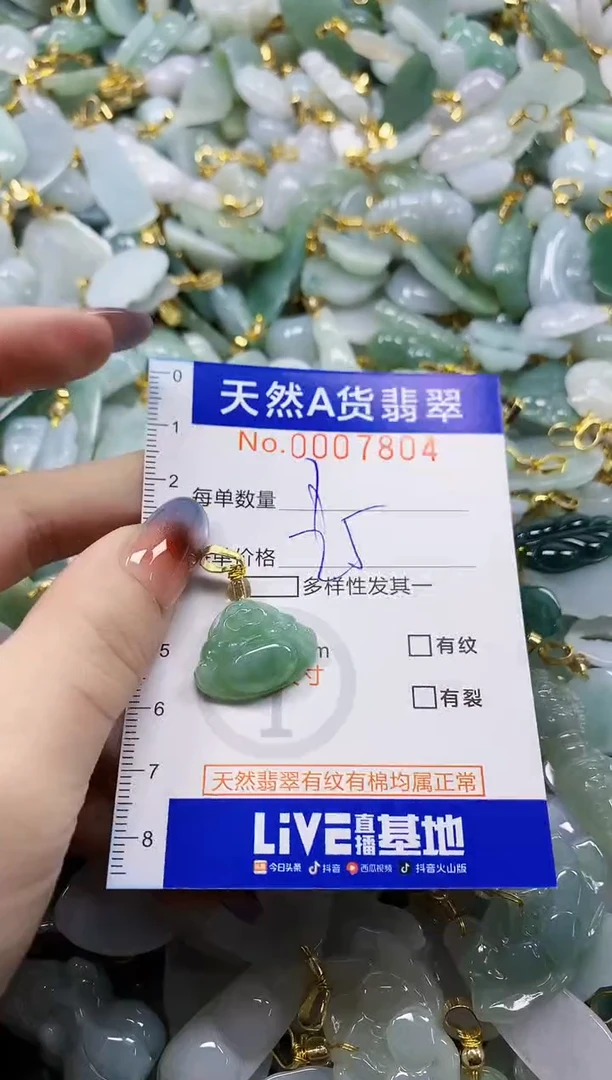 颈饰未镶嵌翡翠天然A货翡翠