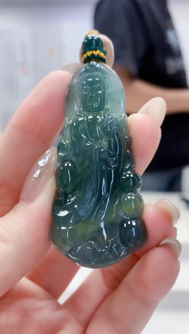 未镶嵌定制翡翠5028jw-毛货挂件99