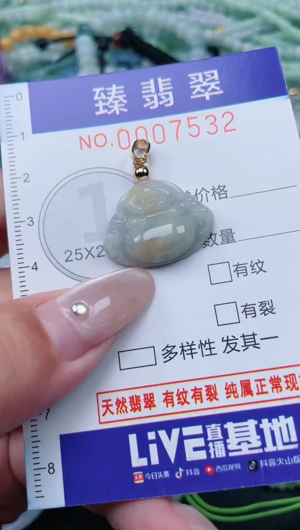 翡翠未镶嵌颈饰.0007532