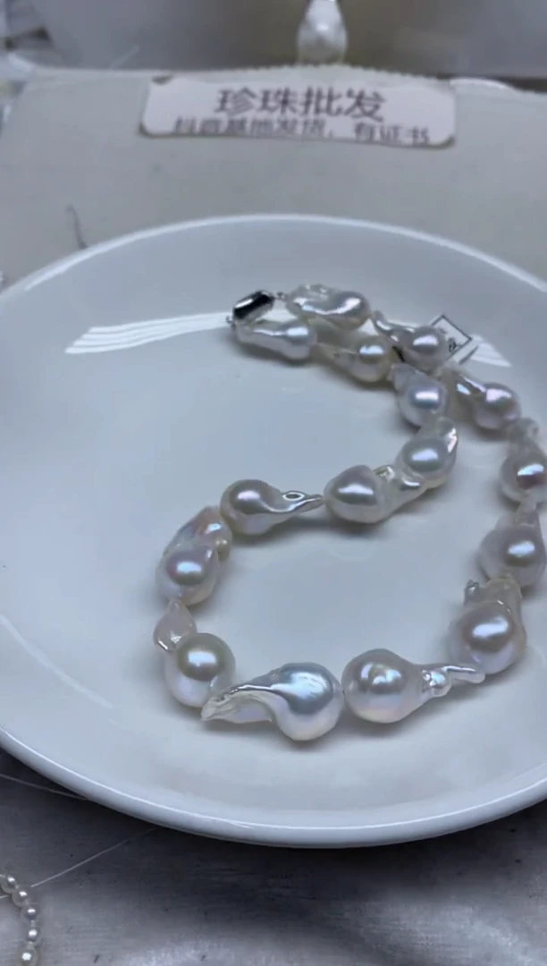 淡水珍珠未镶嵌颈饰大巴