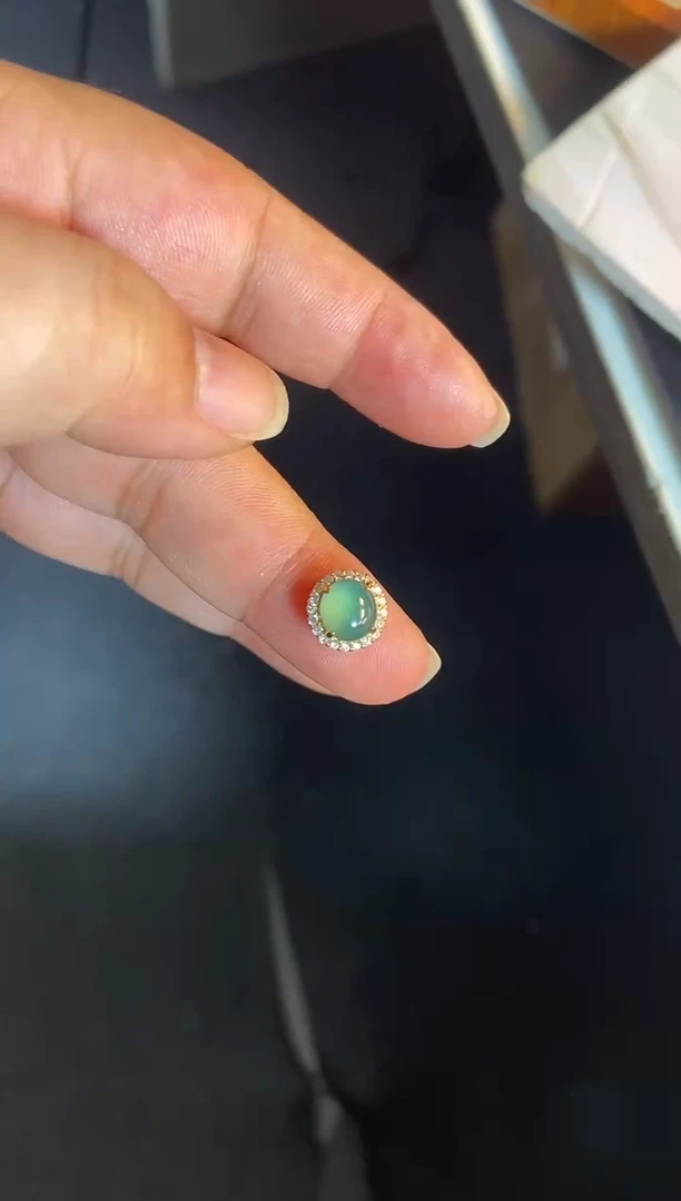 吊坠(不含链)银S925镶嵌翡翠1