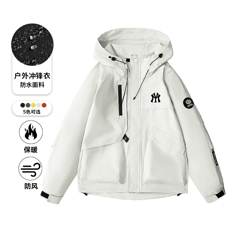 专柜同款MY潮牌男女冲锋衣2025秋季新款户外登山防风防水夹克外套