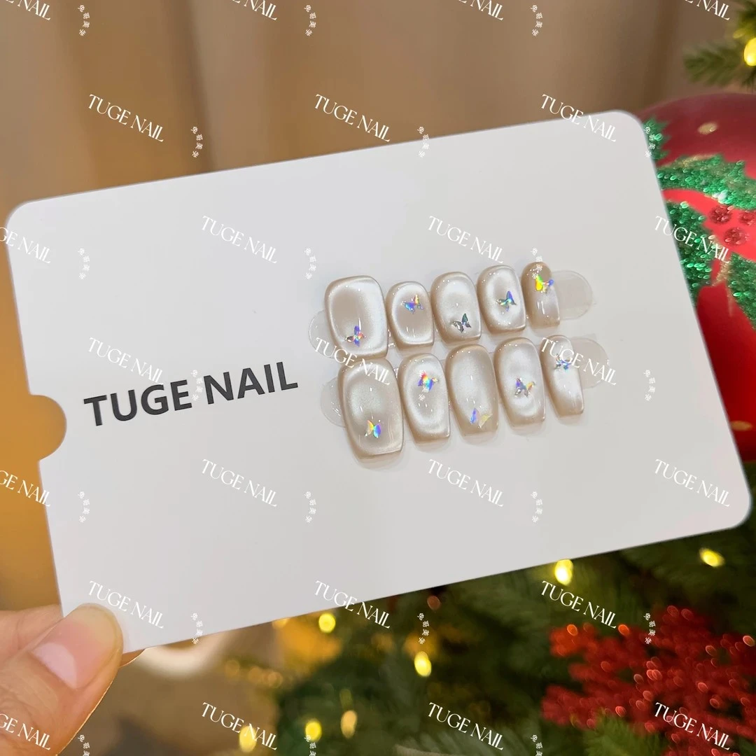 TugeNail “星河漫漫” 渐变极光猫眼高级感气质春季简约美甲1166