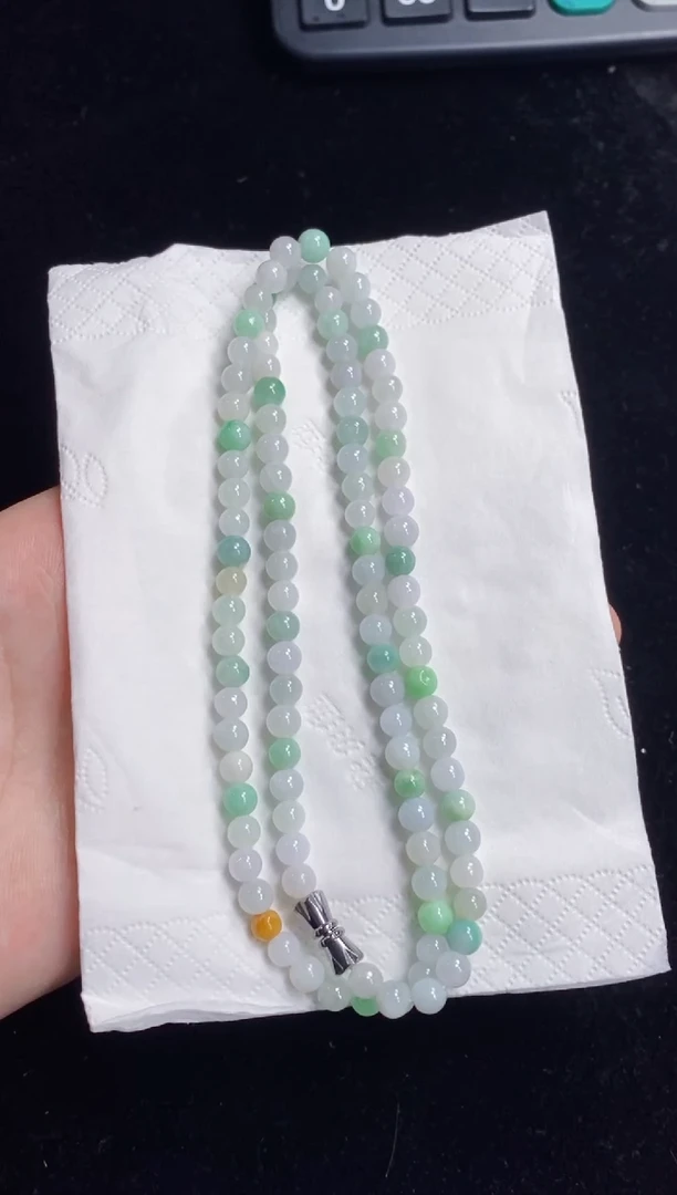 未镶嵌手串翡翠66号链接天然缅甸翡翠A货一物一证发货