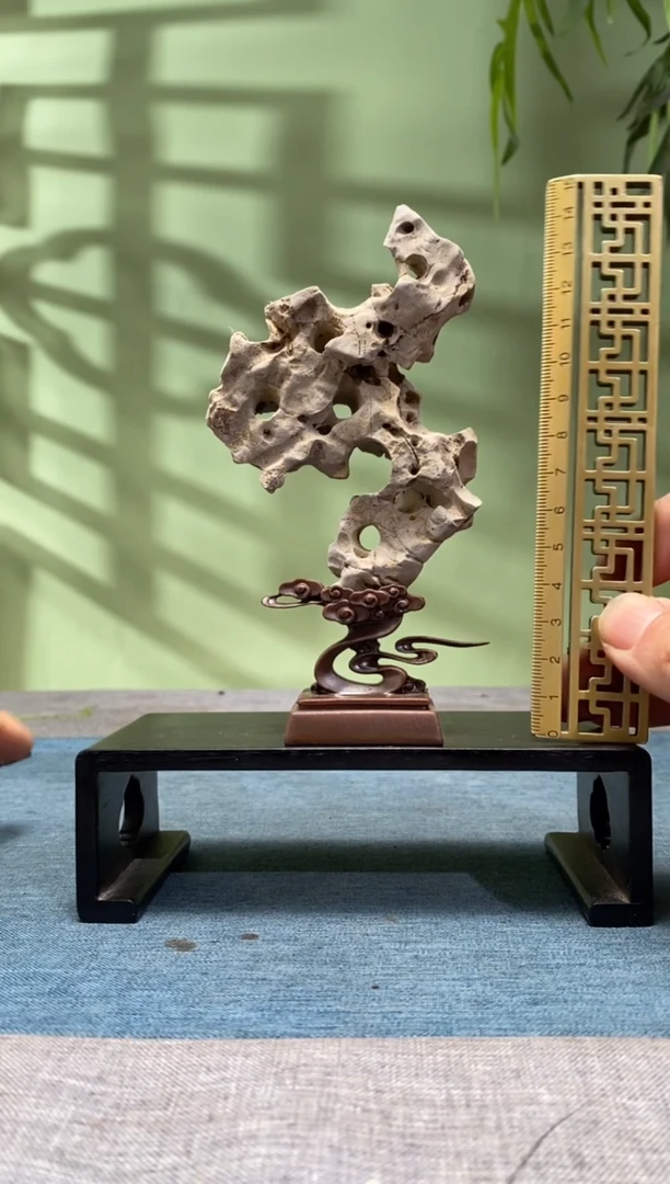 石材树脂底座 石头是青州玲珑石