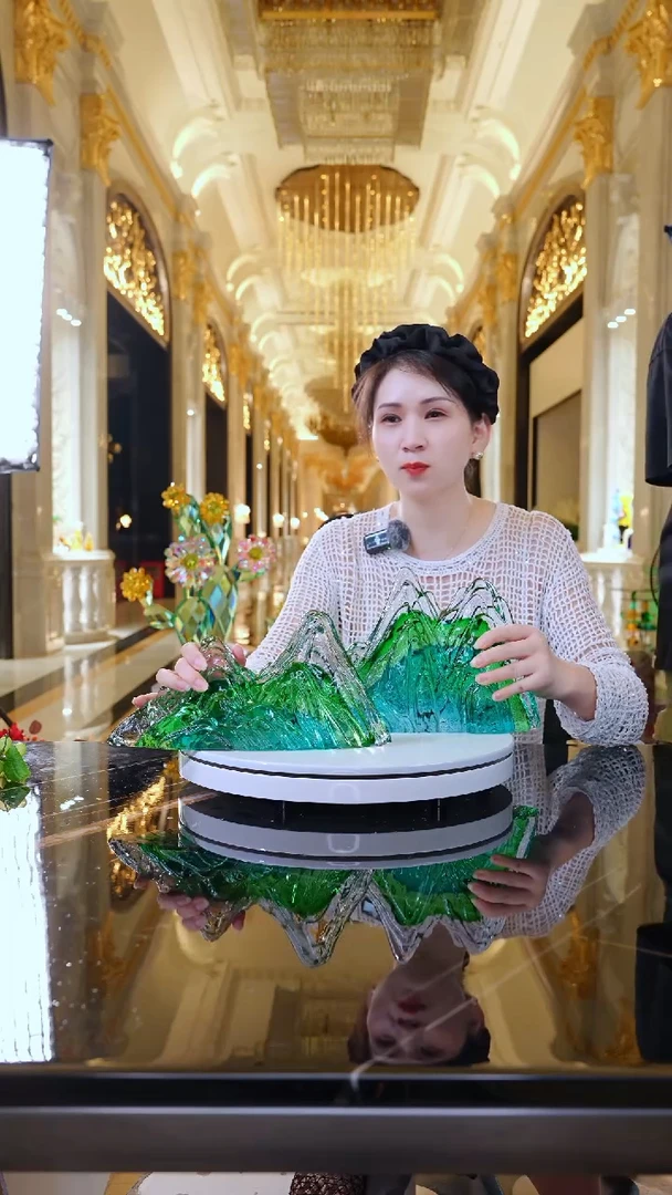 摆件C****2绿色山小号和中号