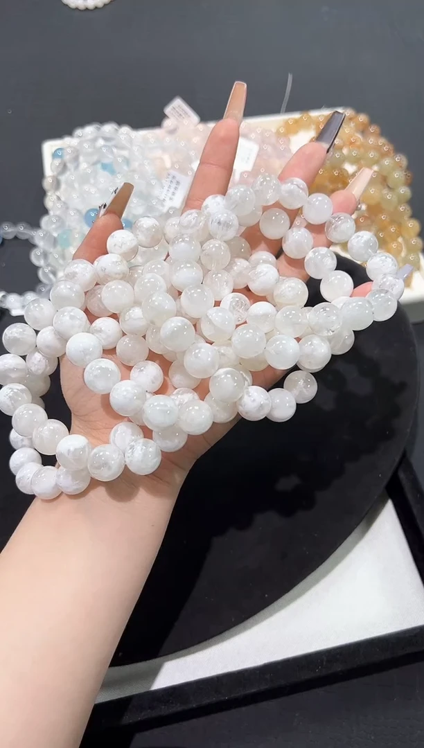 水晶手链未镶嵌32a多样性发其一【1条】默认微瑕13mm