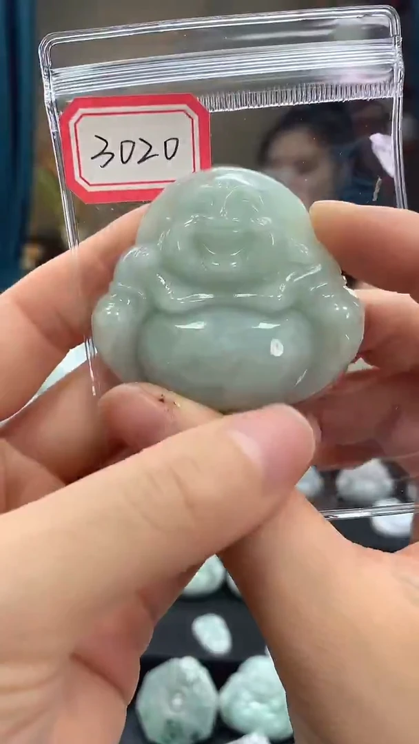 颈饰未镶嵌翡翠佛公3020