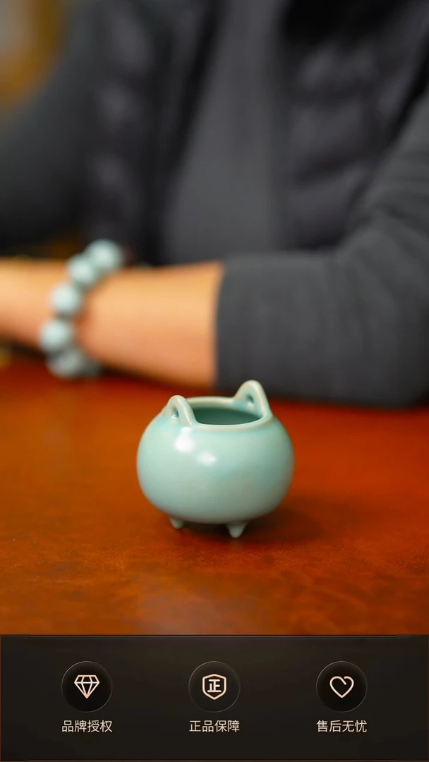 其他仿古支钉小胖香炉完美简装