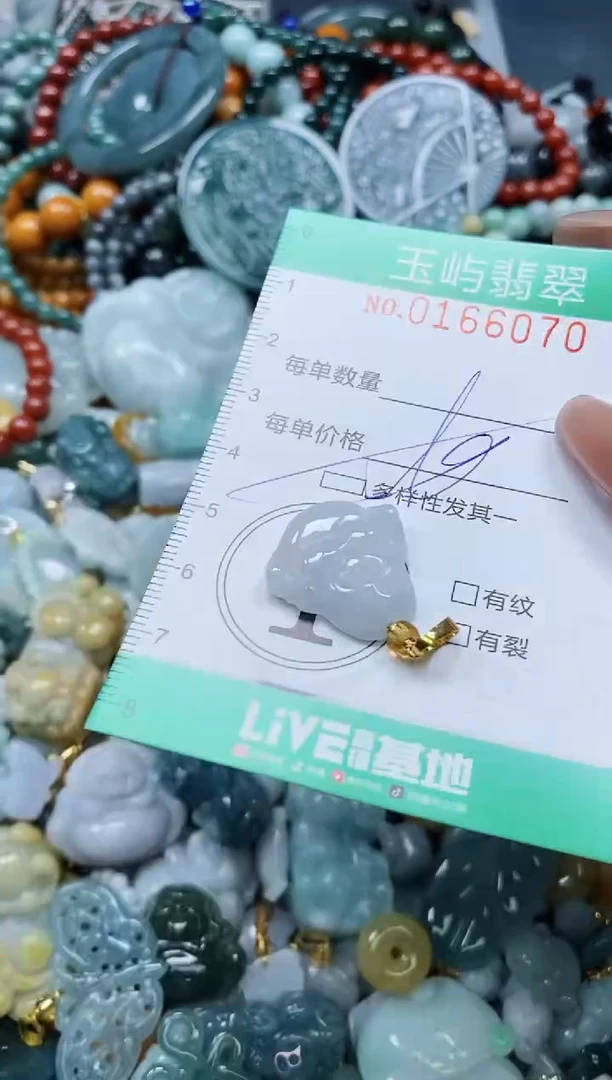 翡翠未镶嵌颈饰闪购0166070多样性发其一