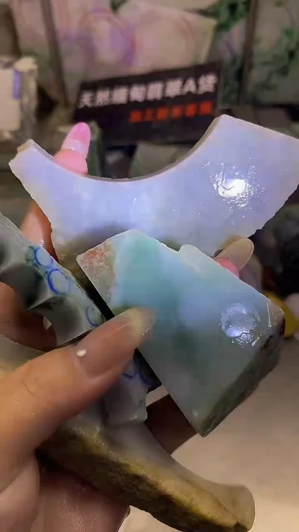 散珠翡翠天然缅甸翡翠A货598