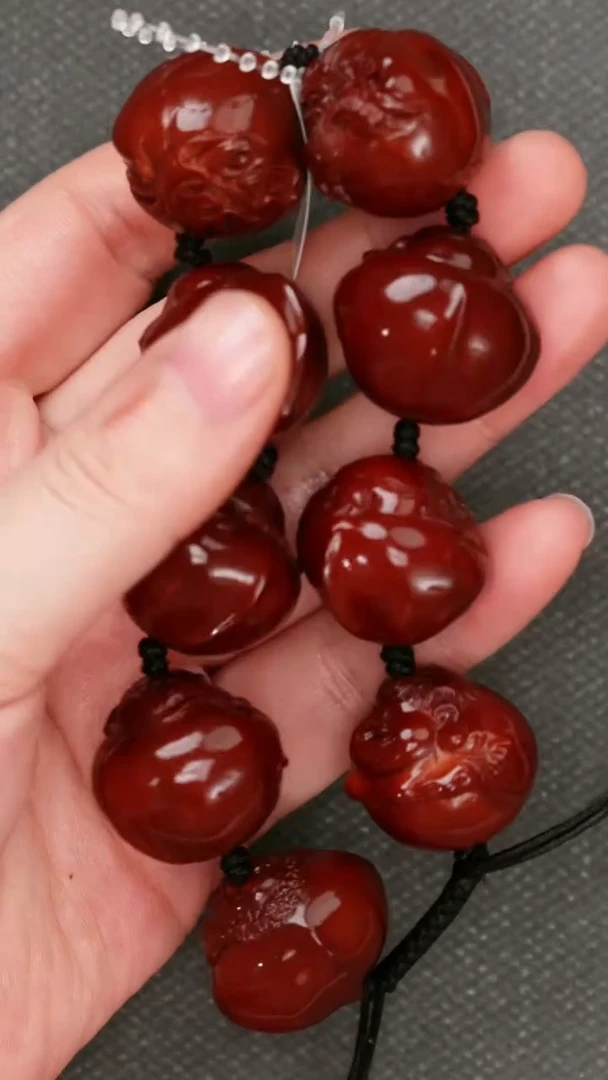 手串/手链橄榄核俩**了橄榄核手串